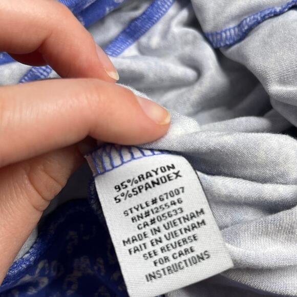 Escape Habitat Skort Small Artsy Dot Pockets Pull On Blue Tennis Golf Athletic - Picture 12 of 14